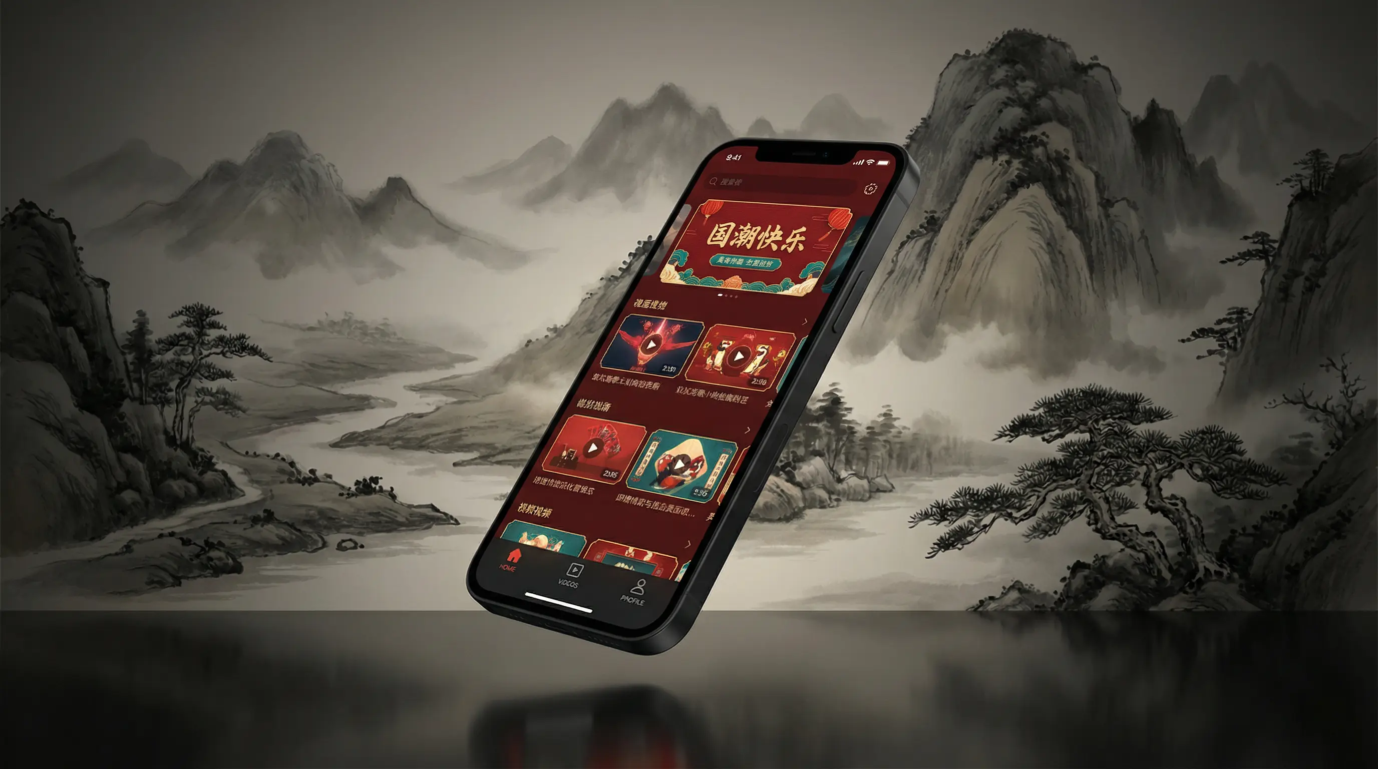 一对一视频聊天 移动端APP界面展示